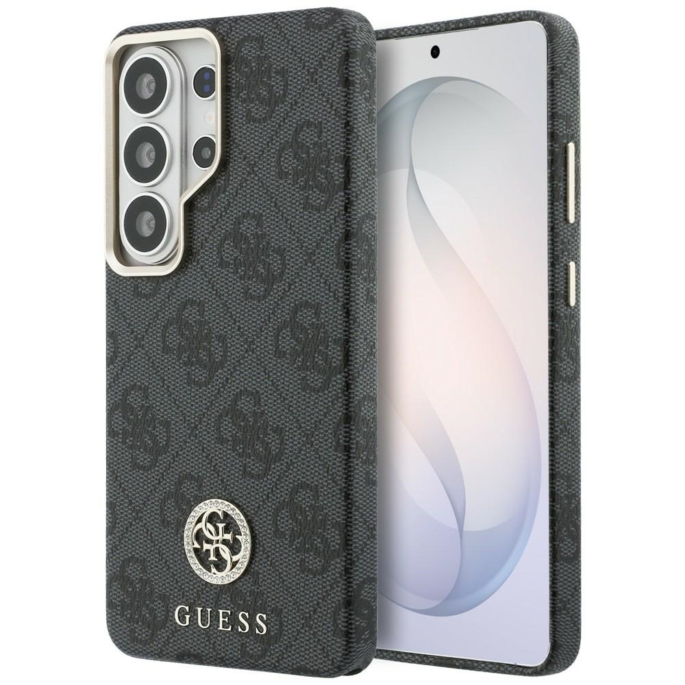 Калъф за Samsung Galaxy S26 Ultra - Guess Rhinestone Round Logo MagSafe (GUHMS26LP4GRMDEK) - Черен