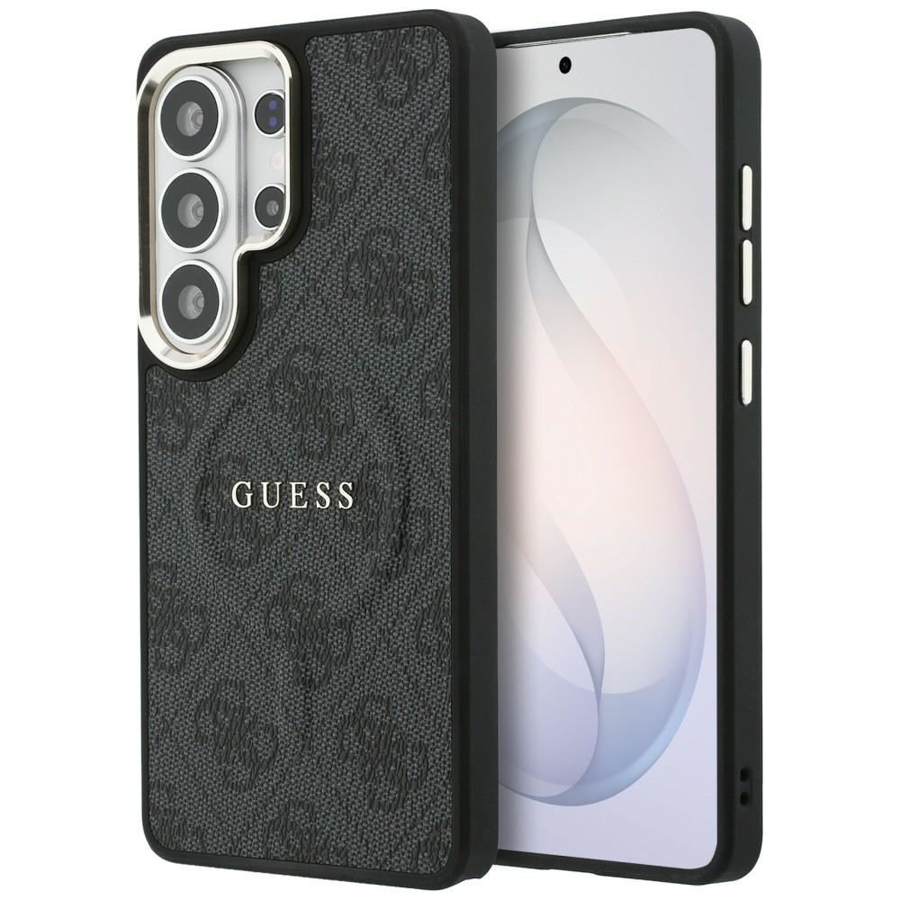 Чантичка за Samsung Galaxy S26 Ultra - Guess 4G Embossed Ring MagSafe (GUHMS26LP4MSEGCK) - Черна