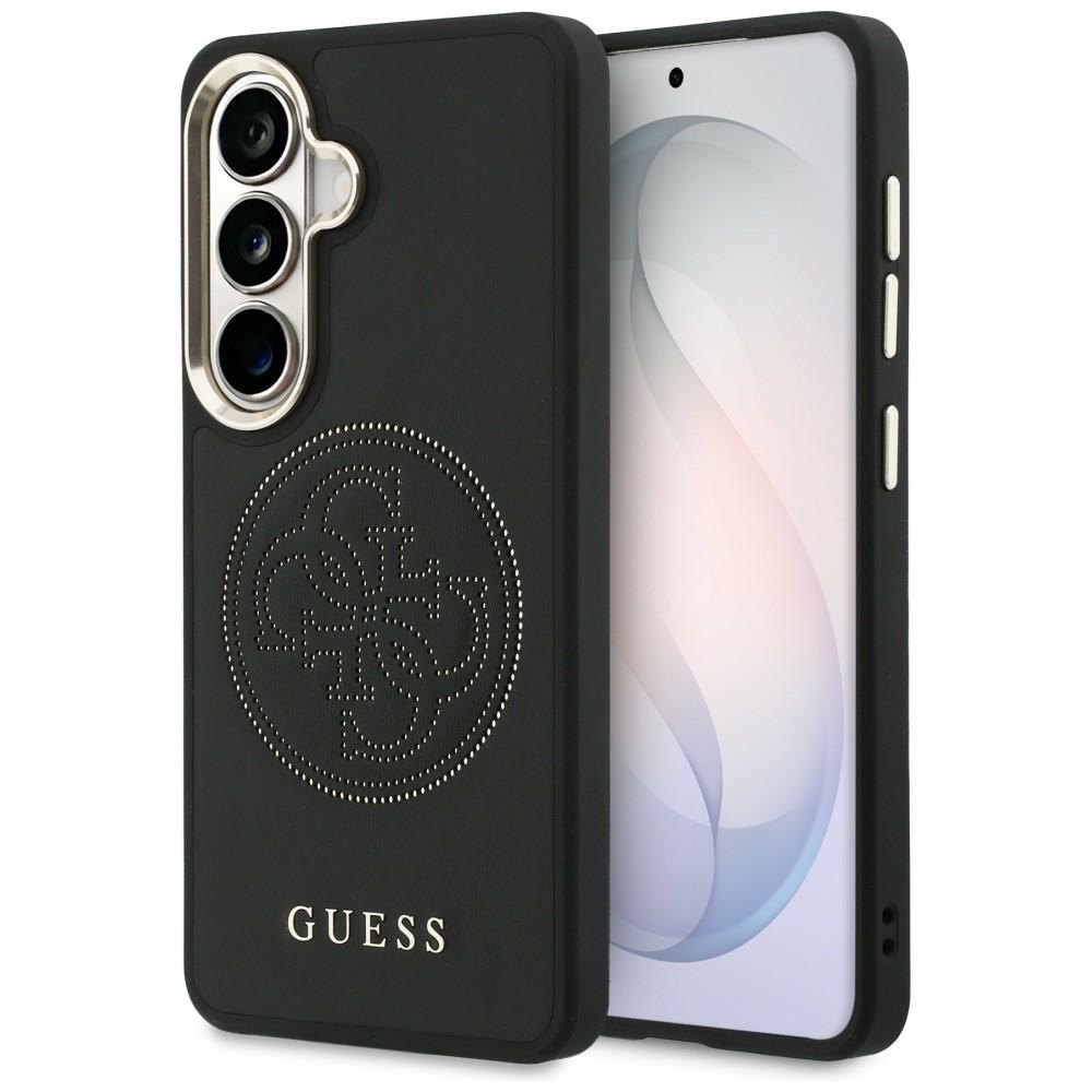 Чантичка за Samsung Galaxy S26 - Guess Перфорирано лого MagSafe (GUHMS26S5PG4SRGK) - Черна