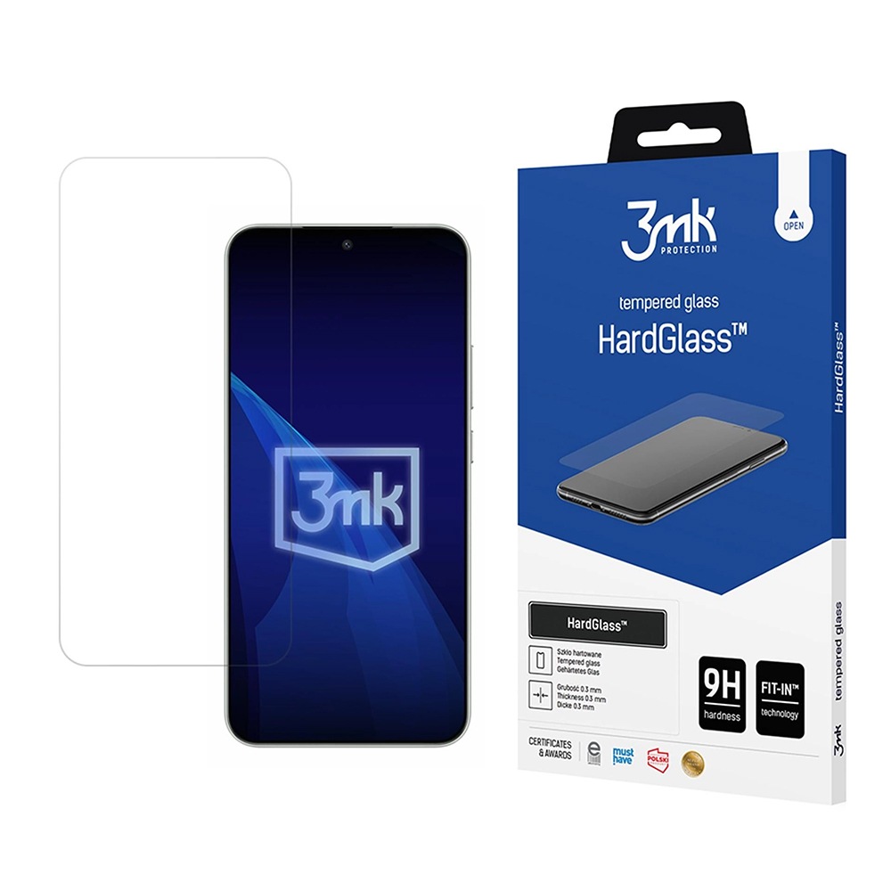 Капак за Honor Magic8 Lite - 3mk HardGlass Screen Protector - Прозрачен