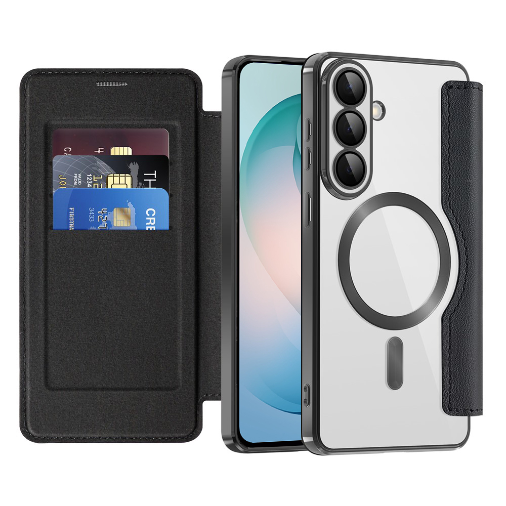 Калъф за Samsung Galaxy S26 Plus - Techsuit SmartMag Book Case - Черен