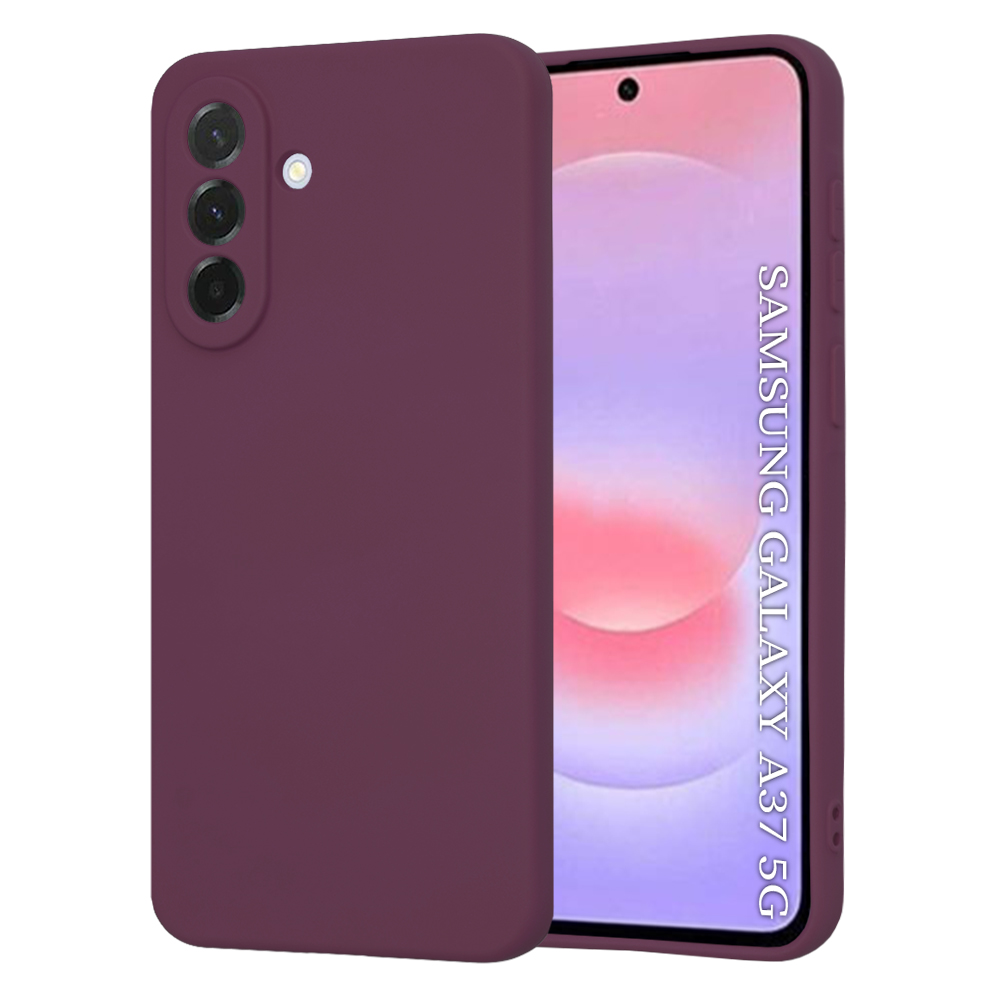 Калъф за Samsung Galaxy A37 5G / A36 5G - Techsuit SoftFlex - Plum Червен