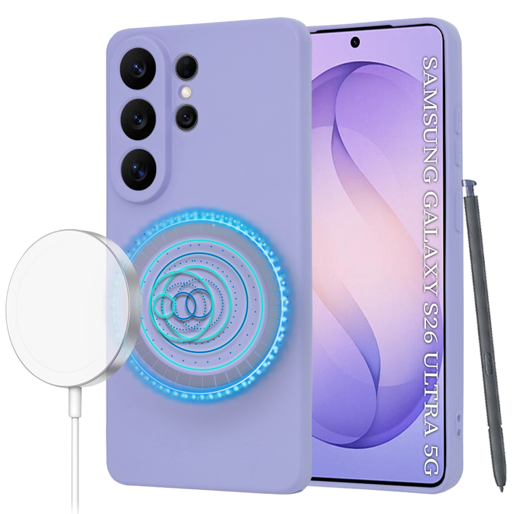Калъф за Samsung Galaxy S26 Ultra - Techsuit SoftFlex MagSafe - Светло лилав