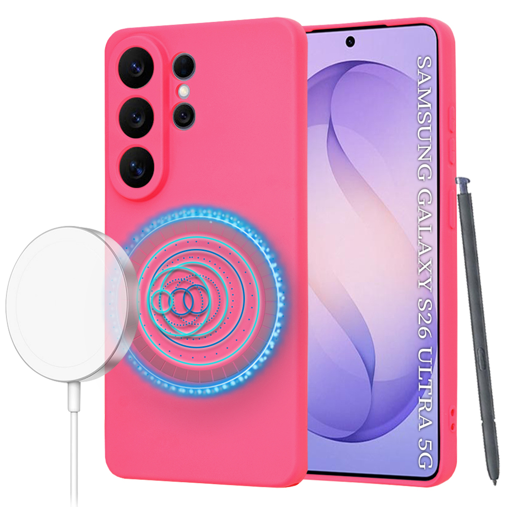 Калъф за Samsung Galaxy S26 Ultra - Techsuit SoftFlex MagSafe - Hot Розов