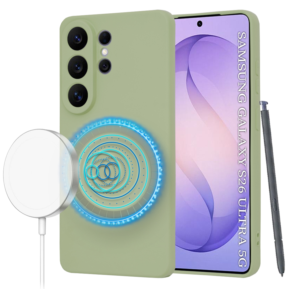 Калъф за Samsung Galaxy S26 Ultra - Techsuit SoftFlex MagSafe - Matcha