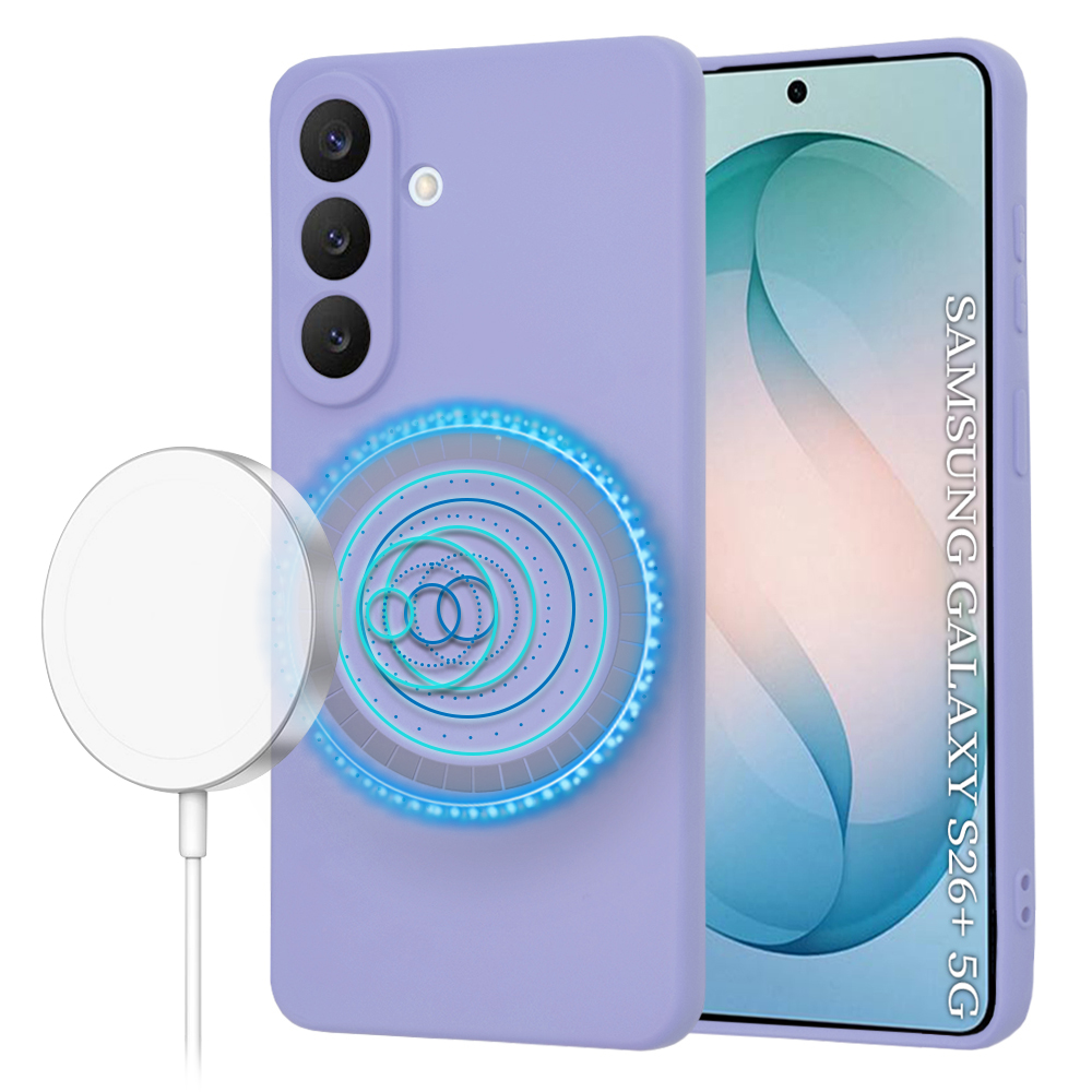 Калъф за Samsung Galaxy S26 Plus - Techsuit SoftFlex MagSafe - Светло лилав