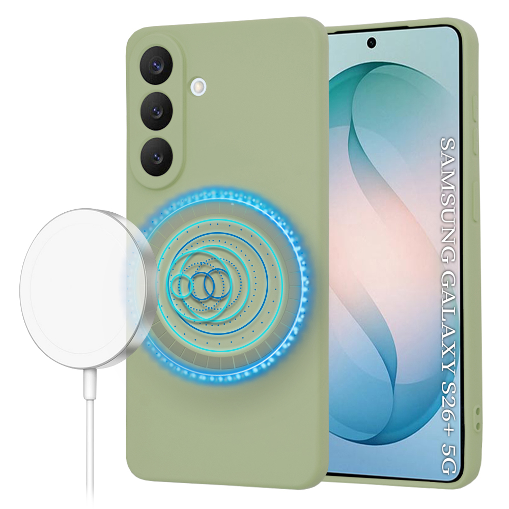 Калъф за Samsung Galaxy S26 Plus - Techsuit SoftFlex MagSafe - Matcha