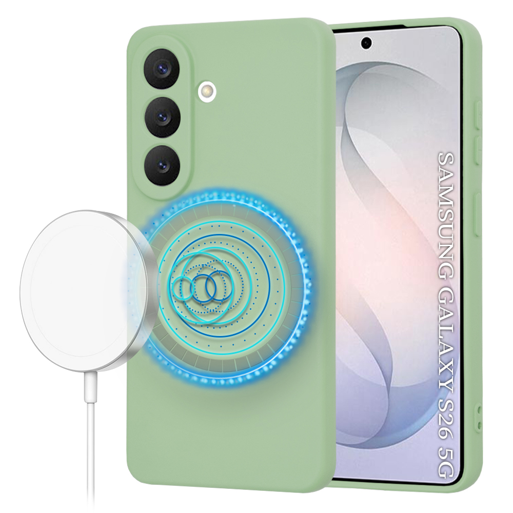 Калъф за Samsung Galaxy S26 - Techsuit SoftFlex MagSafe - Mint Зелен