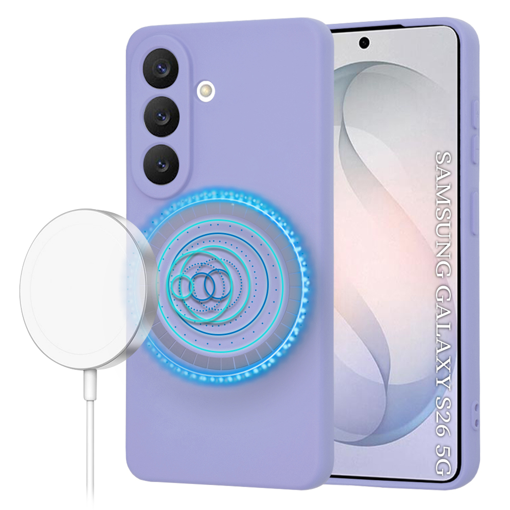 Калъф за Samsung Galaxy S26 - Techsuit SoftFlex MagSafe - Светло лилав