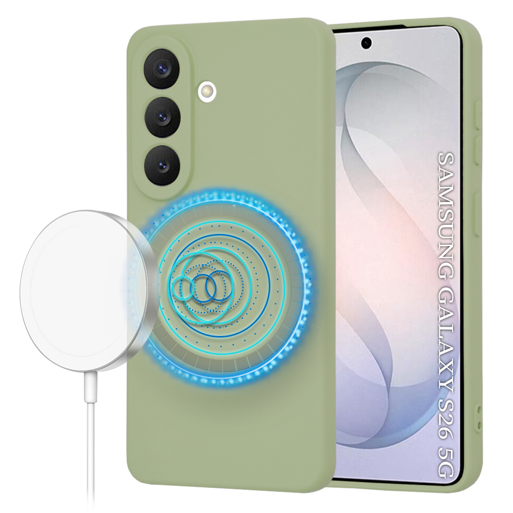 Калъф за Samsung Galaxy S26 - Techsuit SoftFlex MagSafe - Matcha