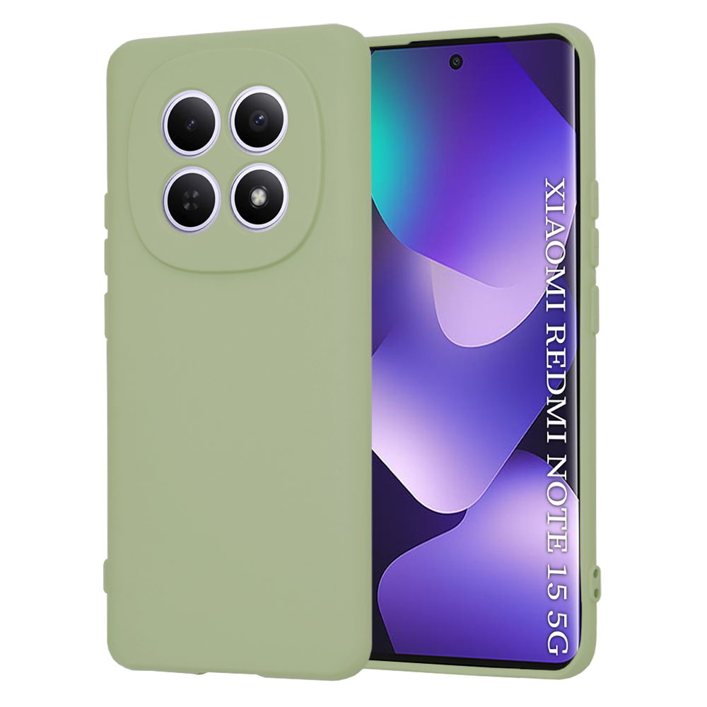 Калъф за Xiaomi Redmi Note 15 5G / Note 15 4G / Poco M8 5G - Techsuit SoftFlex - Matcha