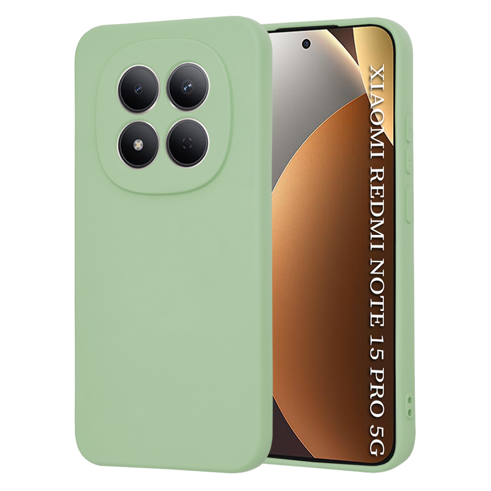 Калъф за Xiaomi Redmi Note 15 Pro 5G - Techsuit SoftFlex - Mint Зелен