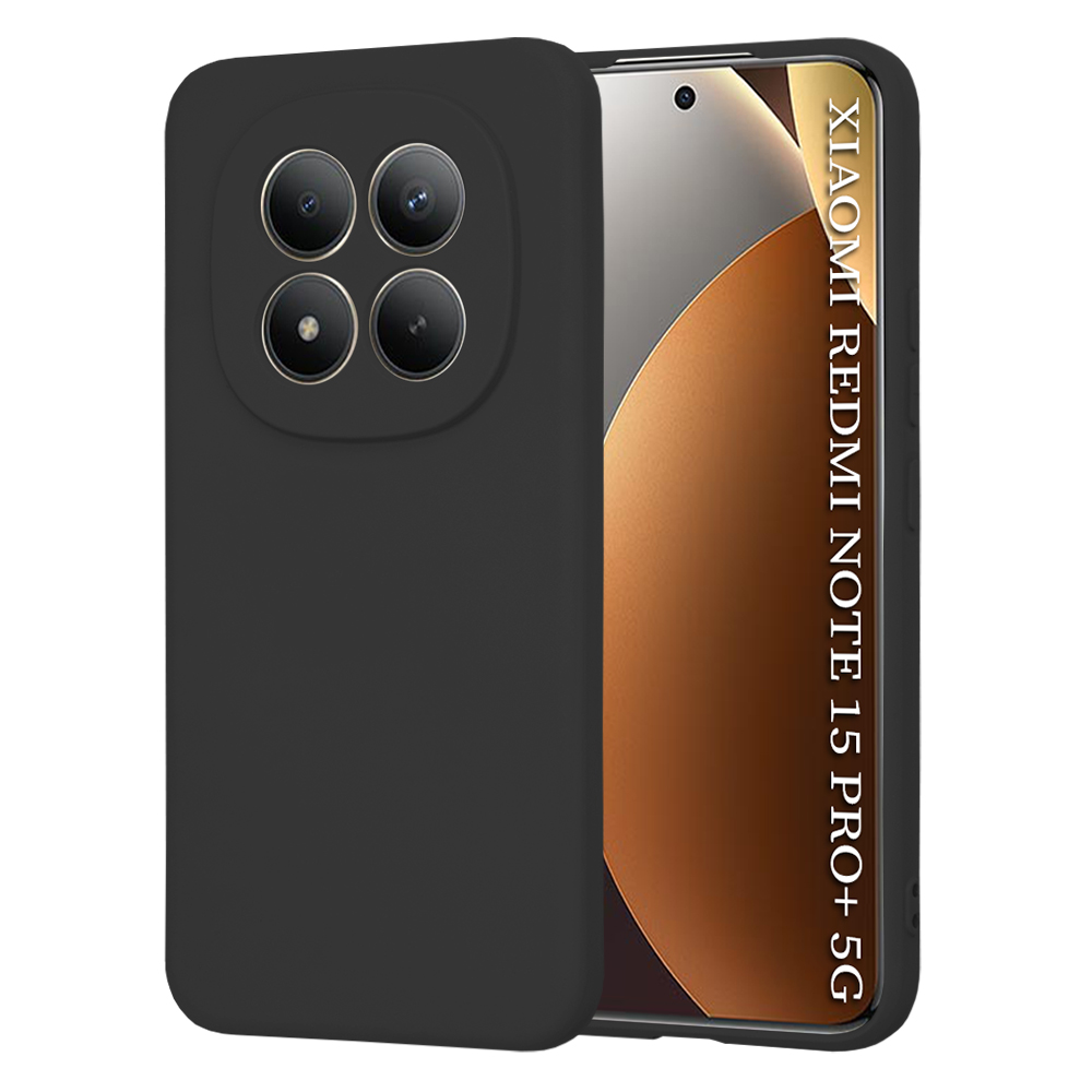Калъф за Xiaomi Redmi Note 15 Pro+ 5G / Poco M8 Pro 5G - Techsuit SoftFlex - Черен
