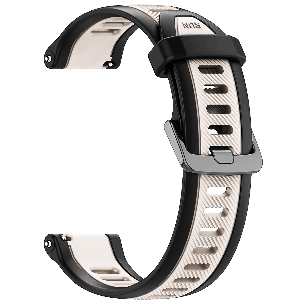 Каишка за Huawei Watch GT 4 (41mm)/W1/Honor Watch S1/Garmin Venu 2S/Vivoactive 4S - Techsuit Watchband (W053) - Бежов