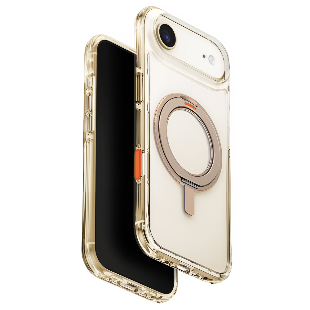 Калъф за iPhone 17 Air - UNIQ Swivix 360° Kickstand - Златен
