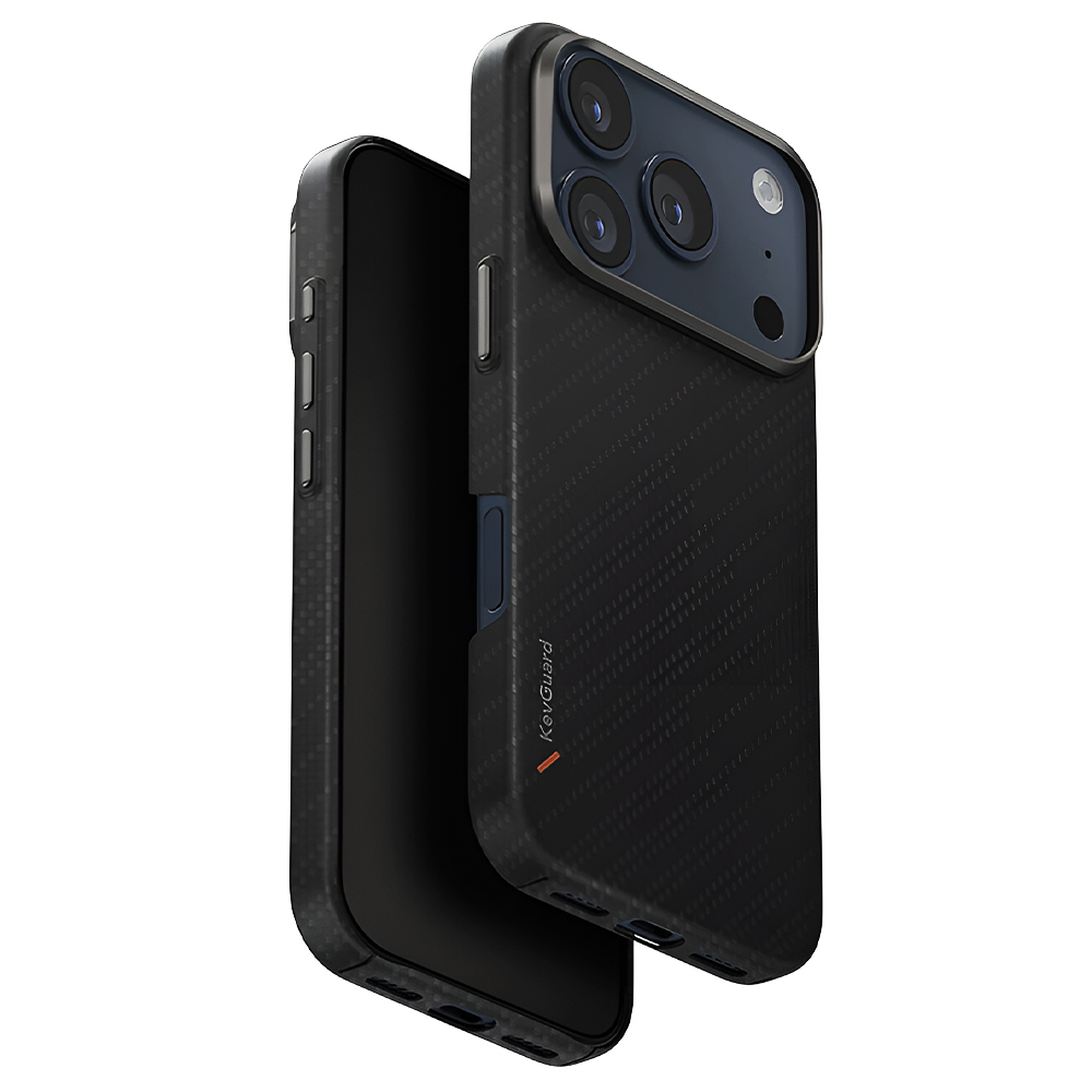 Калъф за iPhone 17 Pro Max - UNIQ Keva Aramid - Графитен Trace