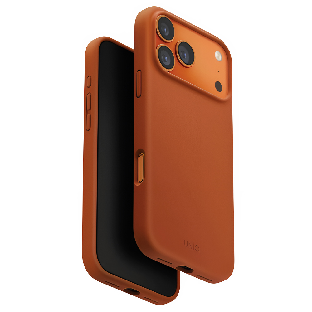 Калъф за iPhone 17 Pro - UNIQ Lino MagClick™ - Burnt Sienna