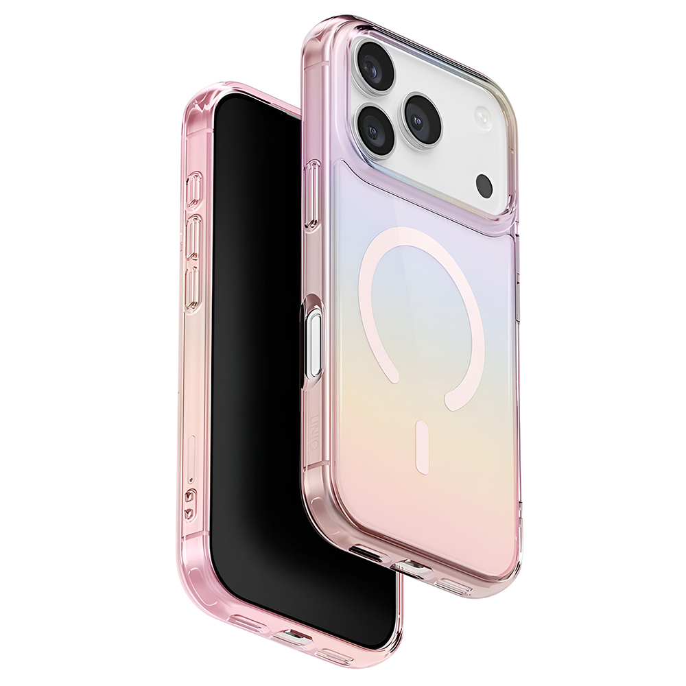 Калъф за iPhone 17 Pro - UNIQ Iridescent MagClick™ - Pastel Sky