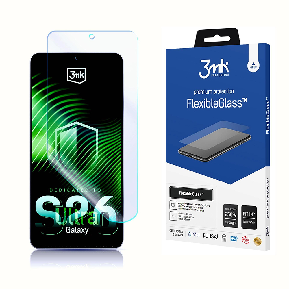 Капак за Samsung Galaxy S26 Ultra - 3mk FlexibleGlass - Прозрачен