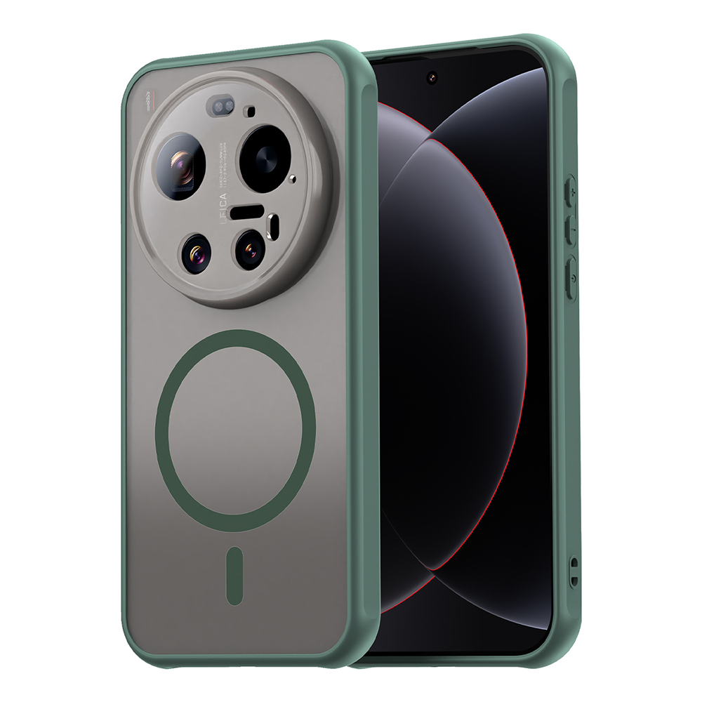 Калъф за Xiaomi 17 Ultra - Techsuit HaloFrost II MagSafe - Зелен