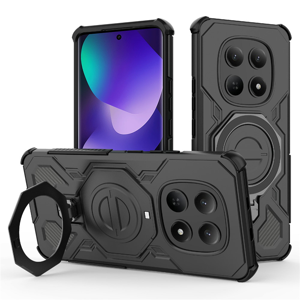 Калъф за Xiaomi Redmi Note 15 5G / Poco M8 5G - Techsuit Carbon Shield PRO - Черен