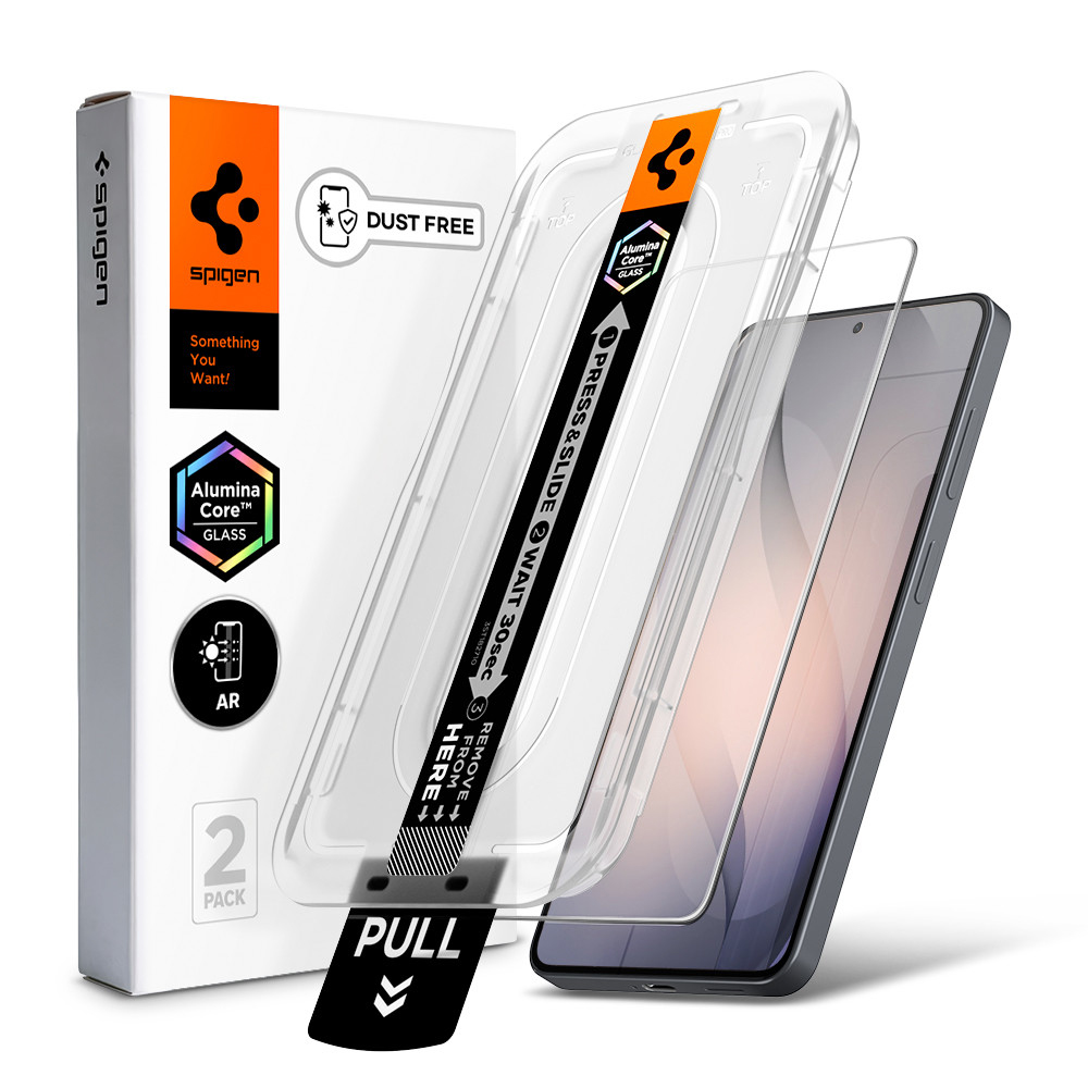 Калъф за Samsung Galaxy S26 Plus (комплект 2) - Spigen Glas.tR EZ FIT Pro (Anti-Reflection) (AGL11080) - Прозрачен
