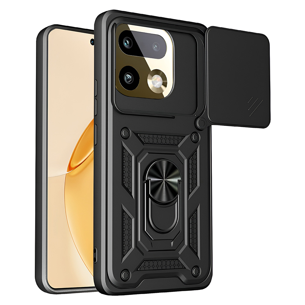 Калъф за Realme 16 Pro+ - Techsuit CamShield Series - Черен