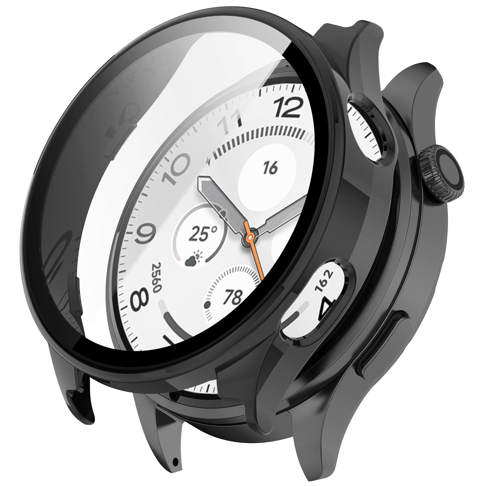Калъф за Xiaomi Watch 5 (47 мм) + калъф - Techsuit Defense360 Pro - Черен