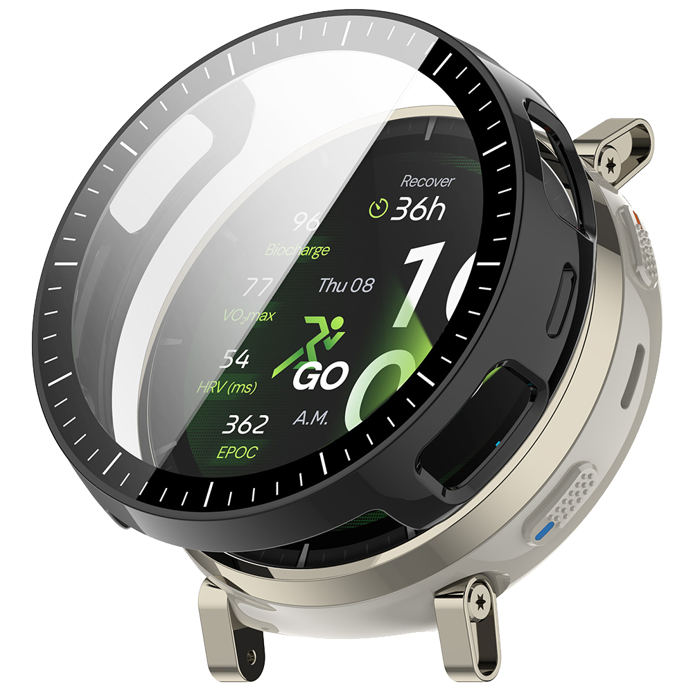 Калъф за Amazfit Active 3 Premium + калъф - Techsuit Defense360 Pro - Черен