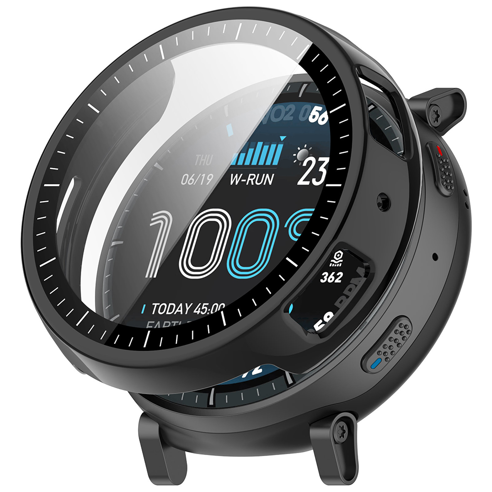 Калъф за Amazfit Active Max + калъф - Techsuit Defense360 Pro - Черен