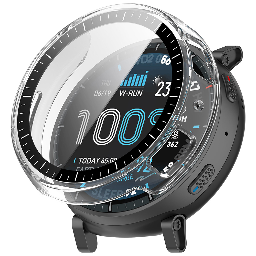 Калъф за Amazfit Active Max + калъф - Techsuit Defense360 Pro - Прозрачен