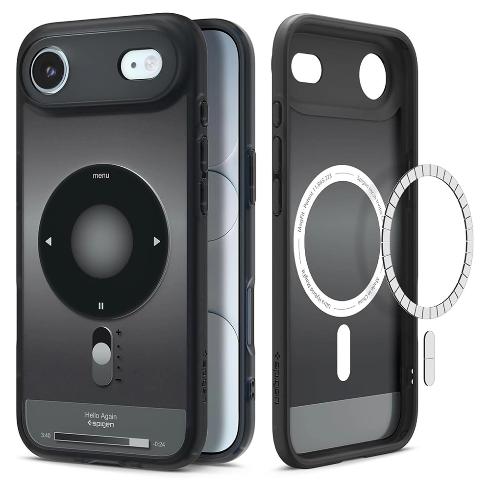 Калъф за iPhone 17 Air - Spigen Ultra Hybrid Classic MagSafe (ACS10323) - Черен
