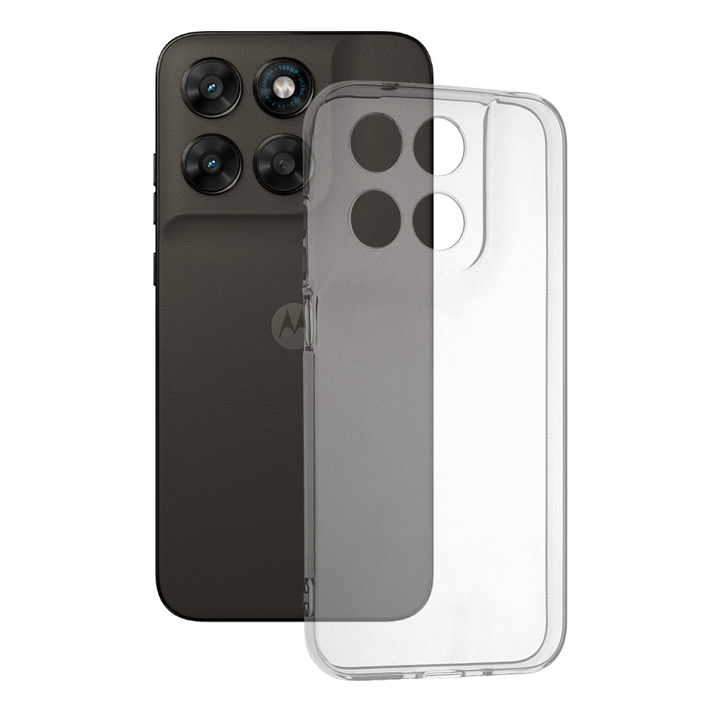 Калъф за Motorola Moto G77 / G67 - Techsuit Прозрачен Silicone - Прозрачен