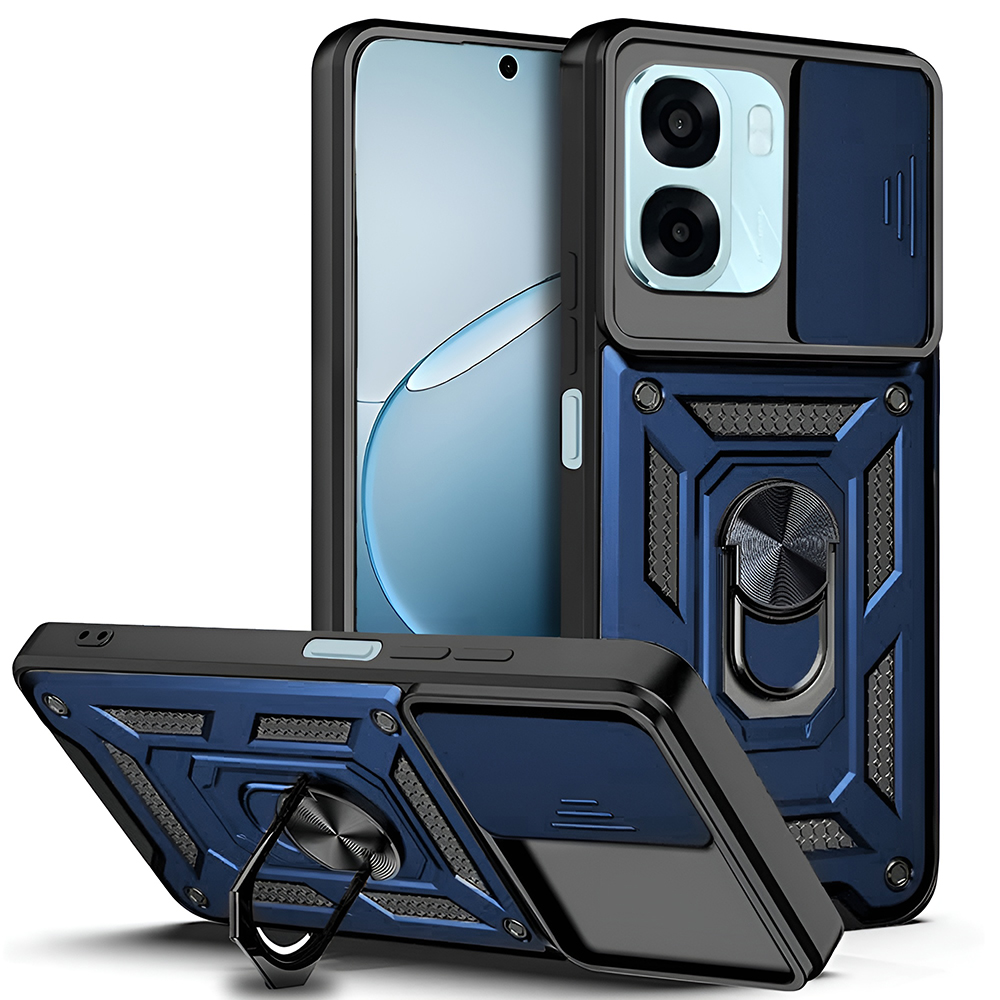Калъф за Oppo A6 4G / A6x 4G / A6x 5G - Techsuit CamShield Series - Син