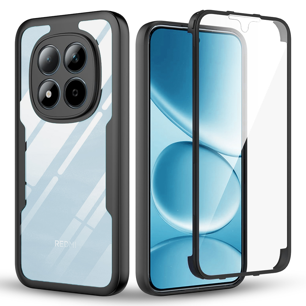 Калъф за Xiaomi Redmi Note 15 Pro 4G + Cover - Techsuit ColorVerse 360 Series - Черен