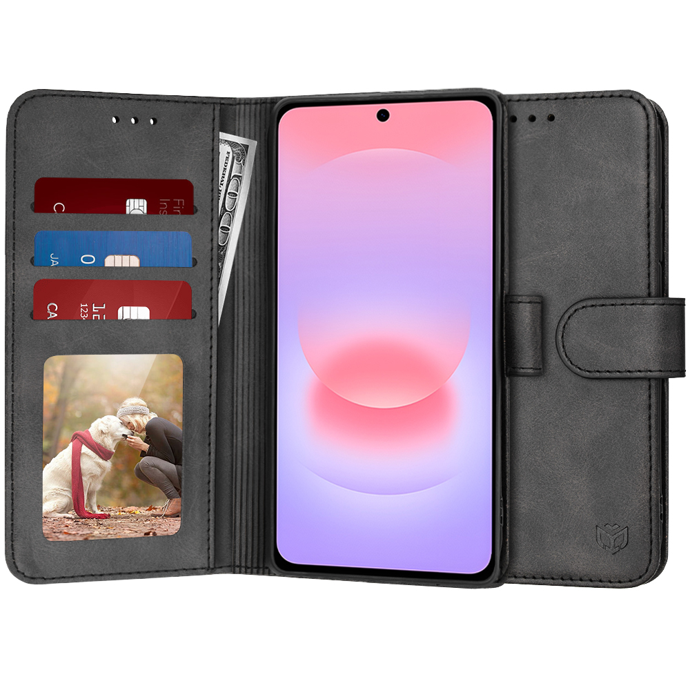 Калъф за Samsung Galaxy A37 5G - Techsuit Diary Book - Черен