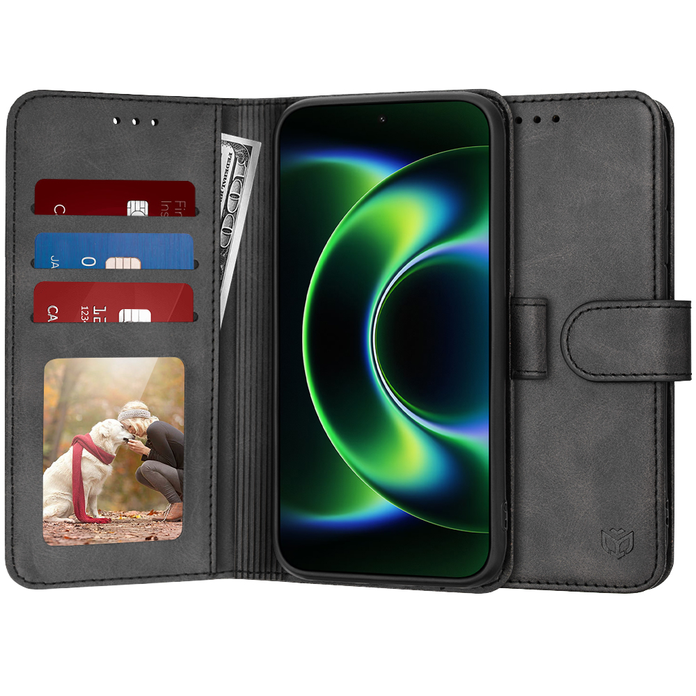 Калъф за Xiaomi 17 Ultra - Techsuit Diary Book - Черен