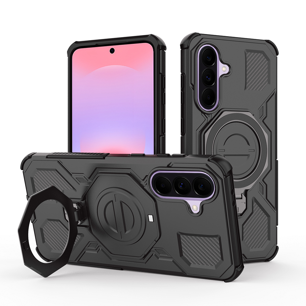 Калъф за Samsung Galaxy A37 5G - Techsuit Carbon Shield PRO - Черен