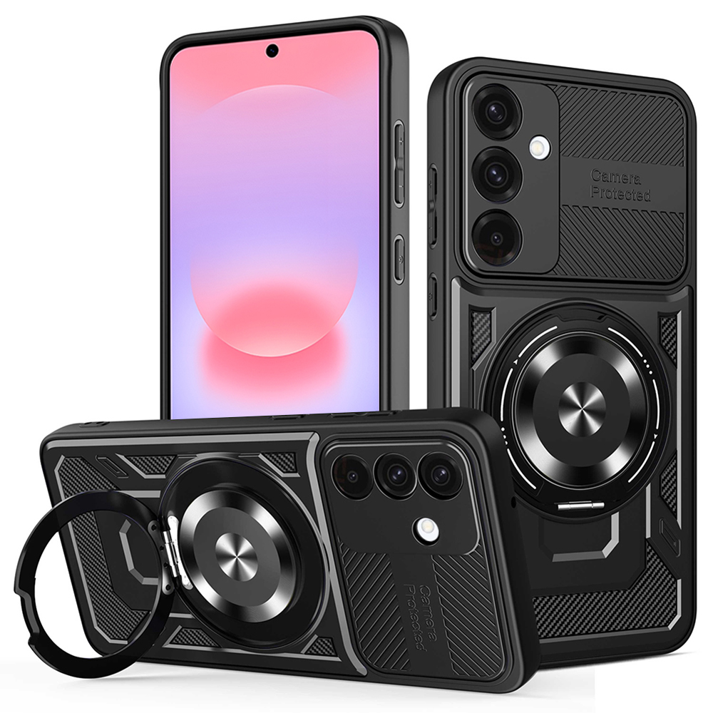 Калъф за SSamsung Galaxy A37 5G / A36 5G / A56 5G - Techsuit RuggedCam - Черен