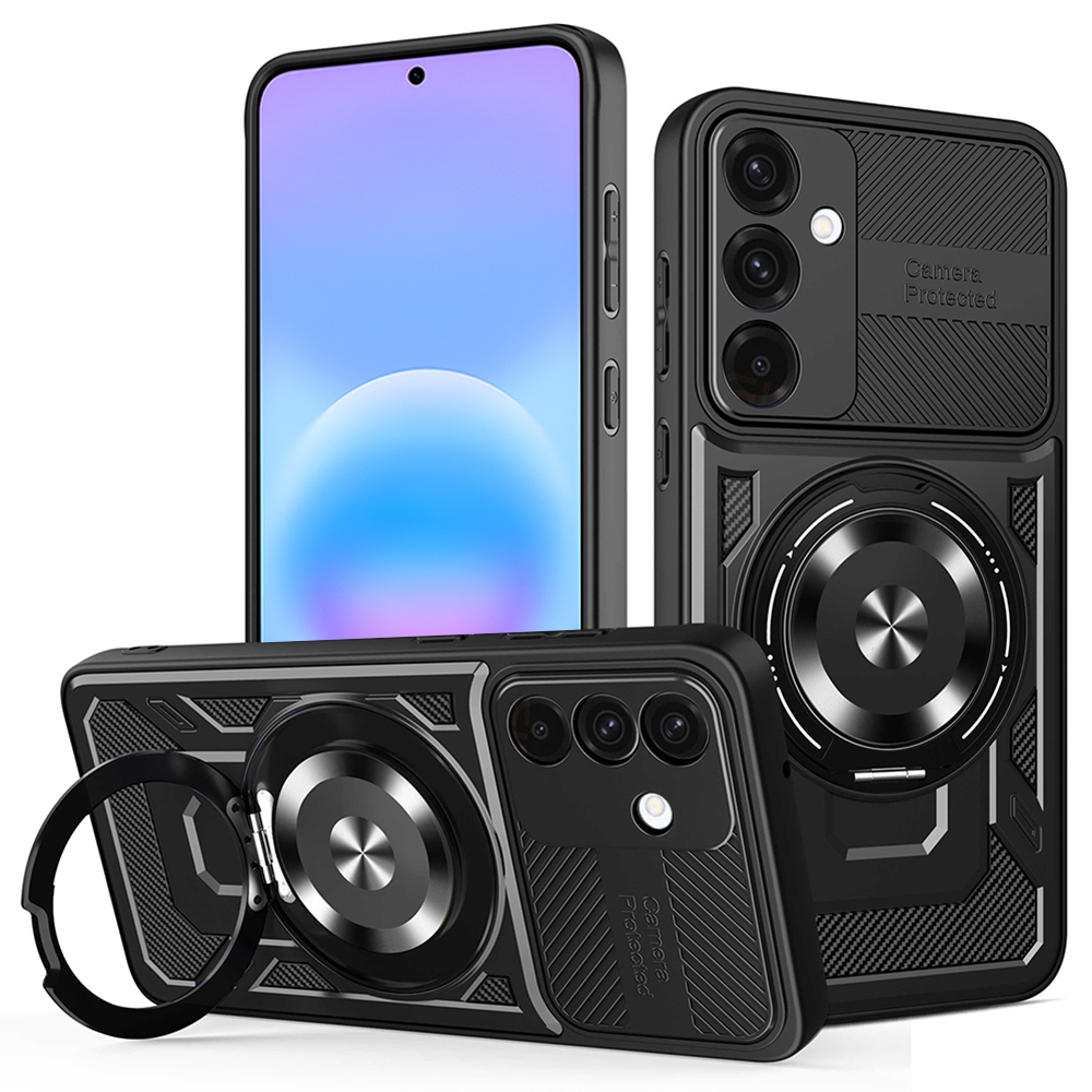 Калъф за Samsung Galaxy A57 5G - Techsuit RuggedCam - Черен