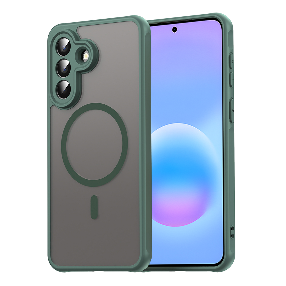 Калъф за Samsung Galaxy A57 5G - Techsuit HaloFrost II MagSafe - Зелен
