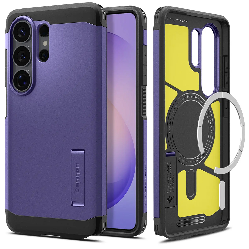 Калъф за Samsung Galaxy S26 Ultra - Spigen Tough Armor MagSafe (ACS11209) - пепелно виолетов