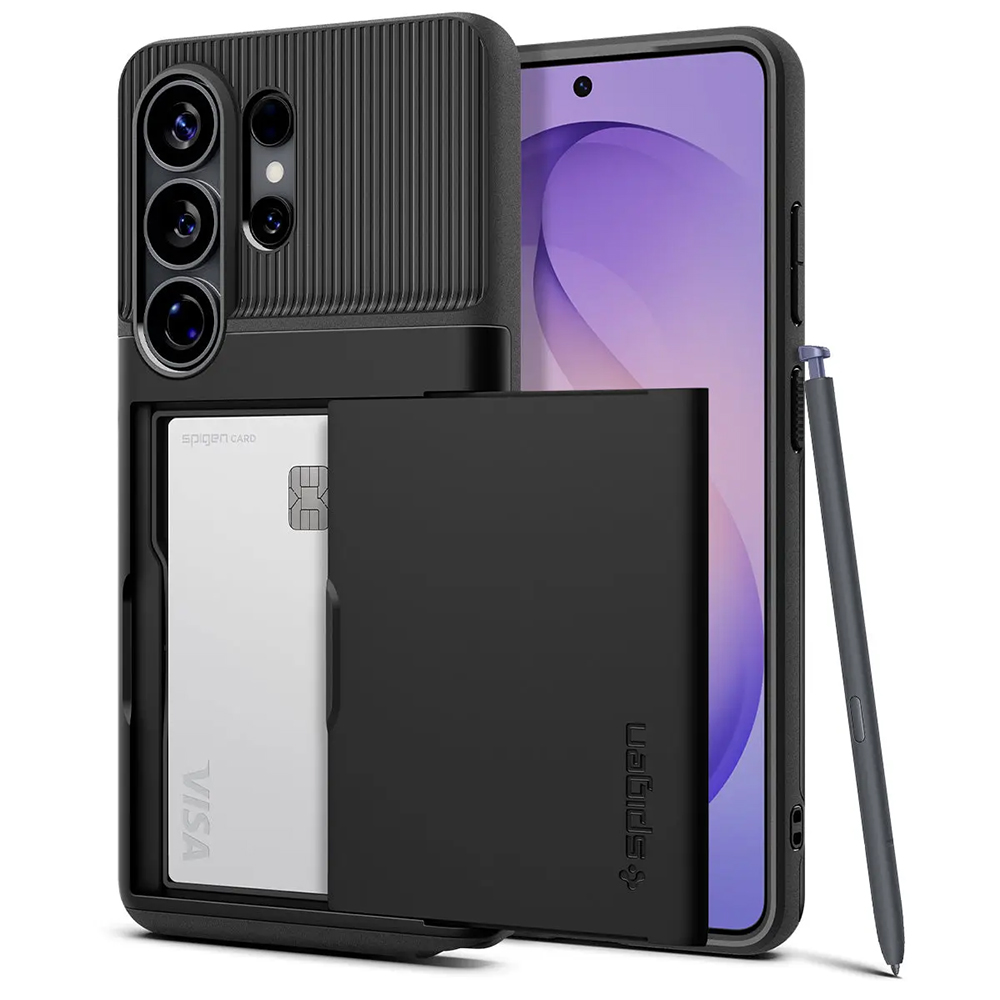 Калъф за Samsung Galaxy S26 Ultra - Spigen Slim Armor CS (ACS11036) - Черен
