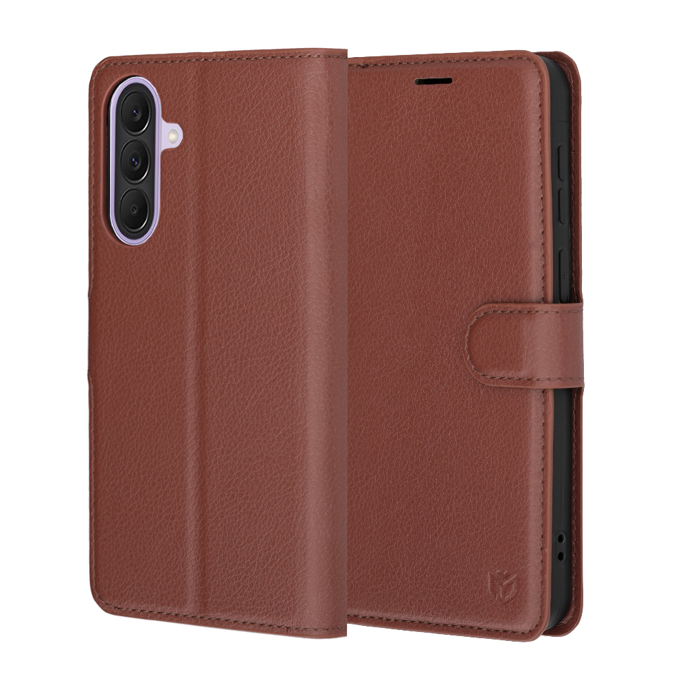 Калъф за Samsung Galaxy A57 5G - Techsuit Leather Folio - Кафяв