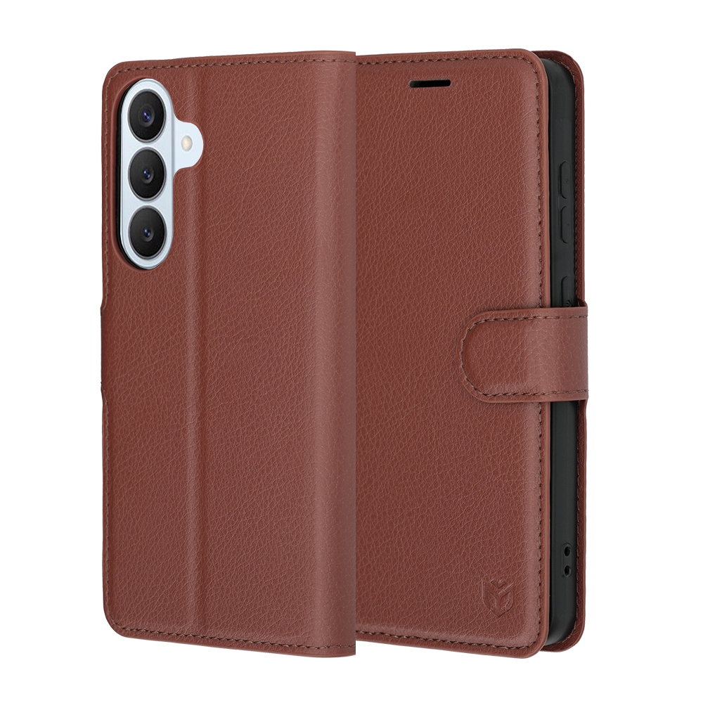 Калъф за Samsung Galaxy S26 Plus - Techsuit Leather Folio - Кафяв