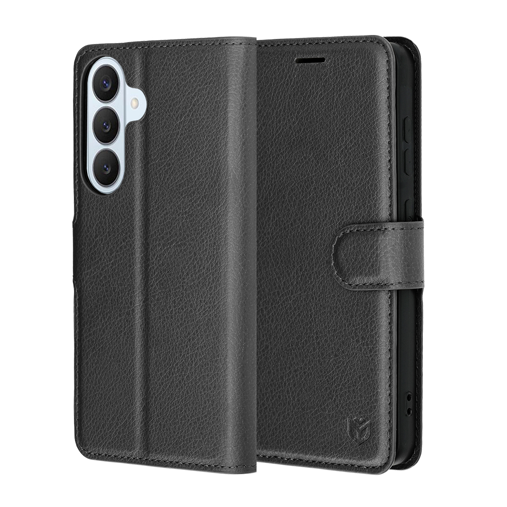 Калъф за Samsung Galaxy S26 Plus - Techsuit Leather Folio - Черен