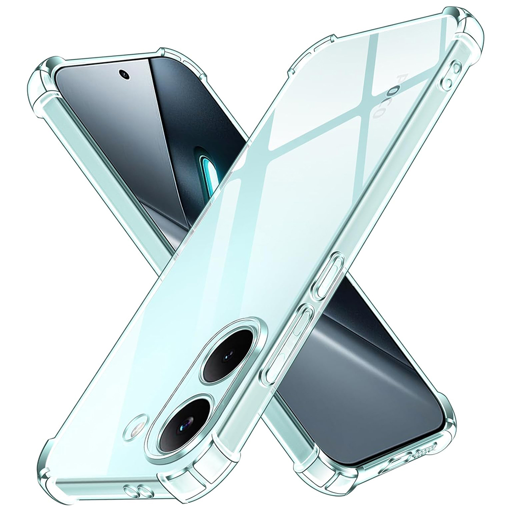 Калъф за Xiaomi Poco X8 Pro - Techsuit Shockproof Прозрачен Прозрачен Silicone - Прозрачен