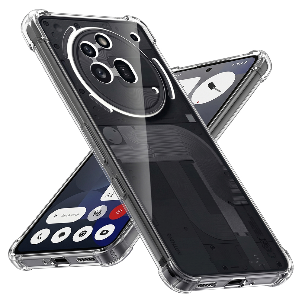 Case for Nothing Phone (3a) Pro - Techsuit Shockproof Прозрачен Прозрачен Silicone - Прозрачен