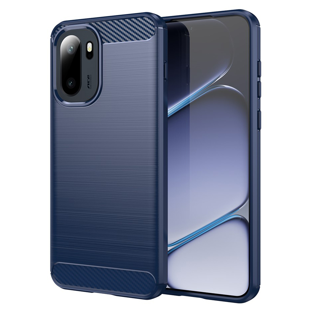 Калъф за OnePlus 15R - Techsuit Carbon Silicone - Син