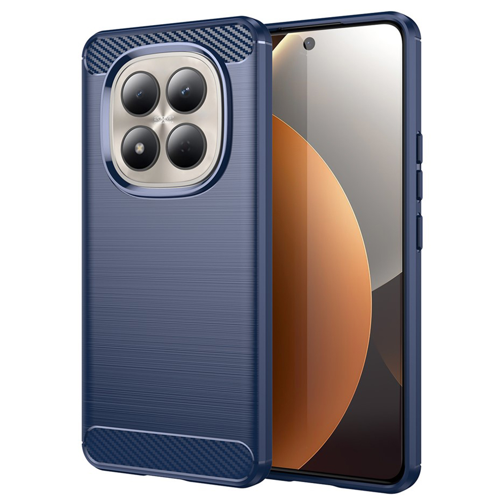 Калъф за Xiaomi Redmi Note 15 Pro 4G - Techsuit Carbon Silicone - Син